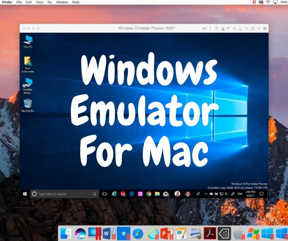 best windows emulator for mac os x